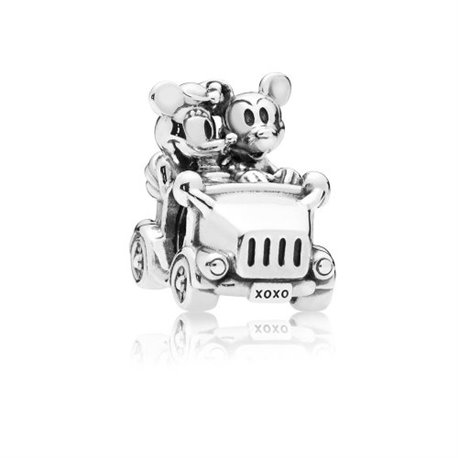 Charm Pandora 797174 plata Disney Coche Vintage Mickey & Minnie