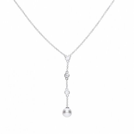Colgante Diamonfire 6311611111 mujer plata circonita y perla