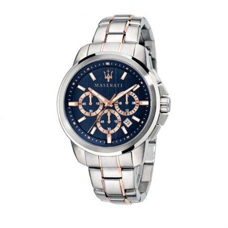 Reloj Maserati R8873621008 SUCCESSO Hombre Azul Acero