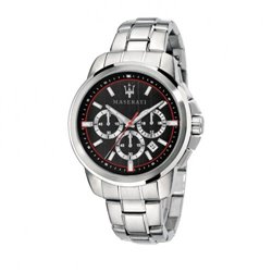 Reloj Maserati R8873621009 SUCCESSO Hombre Negro Acero