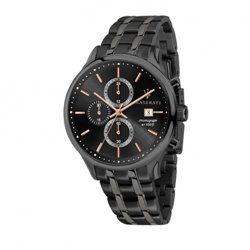 Reloj Maserati R8873636003 GENTLEMAN Hombre Negro Acero
