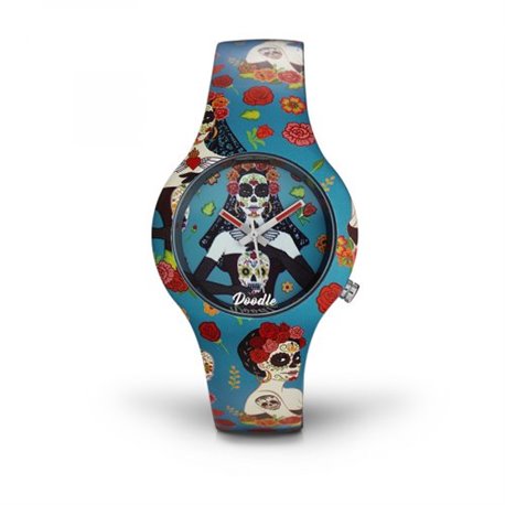 Reloj Doodle Santa Muerte DO35011 mujer multicolor