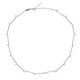 Collar P D PAOLA CO02-123-U mujer plata 