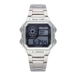 Reloj Radiant RA505201 Hombre Plateado/Gris Acero