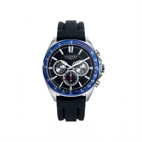 Reloj Viceroy HEAT 46649-59 hombre IP negro y azul