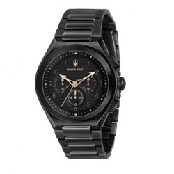 Reloj Maserati TRICONIC R8873639003 Hombre Negro Cronógrafo