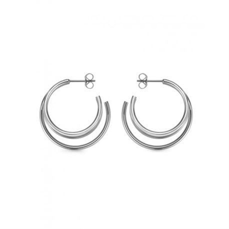 Pendientes ROSEFIELD THES-J218 LOIS Mujer Aro Plata