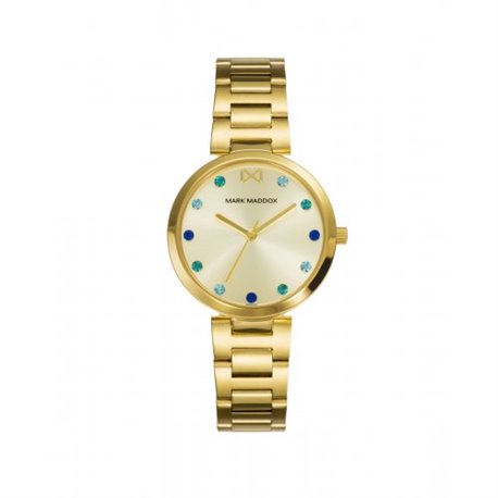 Reloj Mark Maddox TOOTING MM0114-97 mujer acero dorado