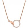 Collar Symbolic SWAROVSKI 5489573 mujer blanco tono oro rosa