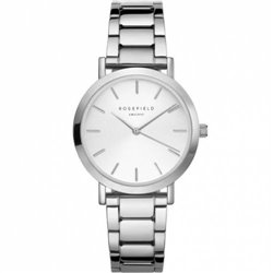 Reloj Rosefield Tribeca White Sunray Steel Silver TWSS-T62 mujer plata