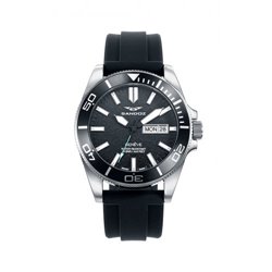 Reloj Sandoz Diver 81451-57 hombre silicona negro