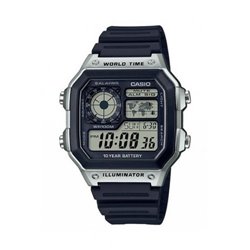 Reloj Casio AE-1200WH-1CVEF hombre negro silicona.