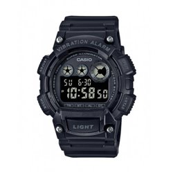 Reloj Casio W-735H-1BVEF Hombre Negro Vibration Alarm