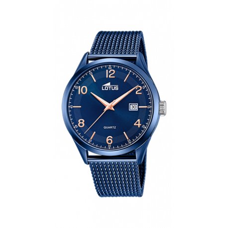 Reloj LOTUS MINIMALIST 18632/1 acero hombre azul