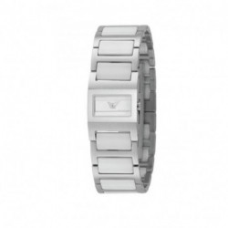 Reloj DKNY NY3835 Mujer Blanco Rectangular Cerámica