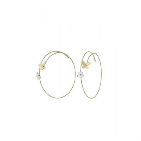 Pendientes MagicWire flor 10-040-GGB-01 mujer oro