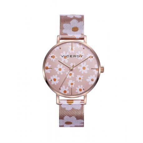 Reloj Viceroy Kiss 401140-77 acero mujer flores