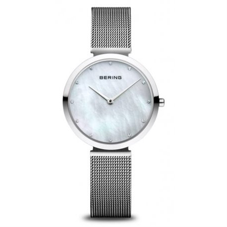 Reloj Bering Classic 18132-004 mujer blanco
