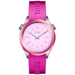 Reloj Tous Mini Self Time 200358050 silicona rosa
