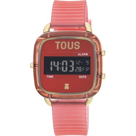 Reloj Tous D-Logo Fresh 200351064 silicona rojo
