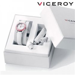 Reloj y auriculares bluetooth Viceroy 461054-05 Niña Blanco