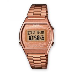 Reloj Casio B640WC-5AEF Mujer Rosado Acero Cronómetro
